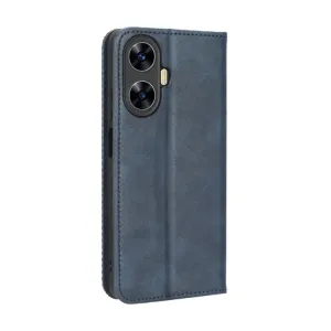 BUSINESS Peňaženkový kryt pre Realme C55 modrý