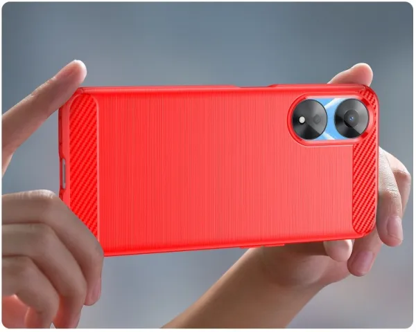 FLEXI TPU Kryt pre Oppo A78 5G červený