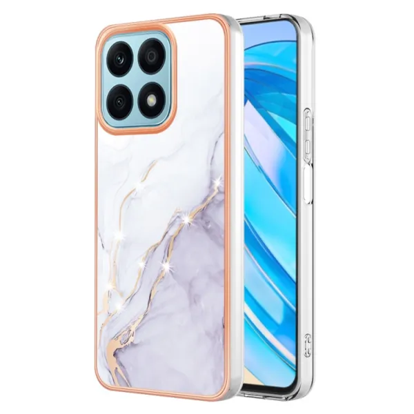 IMD MARBLE Ochranný kryt Honor X8a WHITE