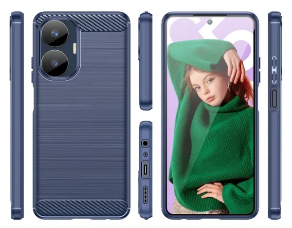 FLEXI TPU Kryt pre Realme C55 modrý