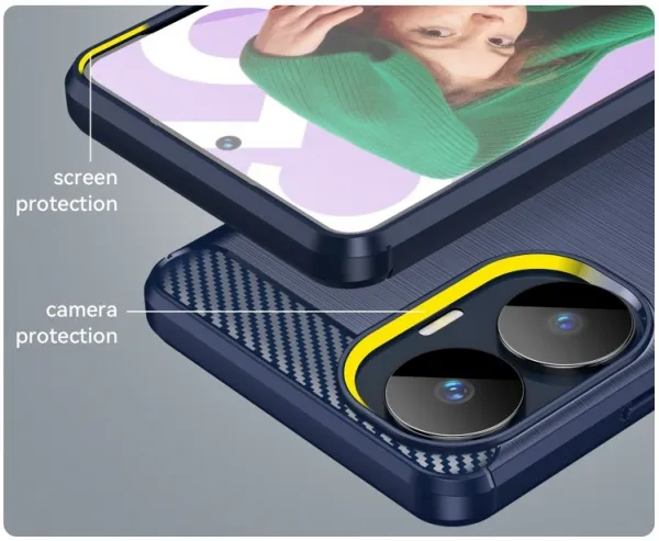 FLEXI TPU Kryt pre Realme C55 modrý