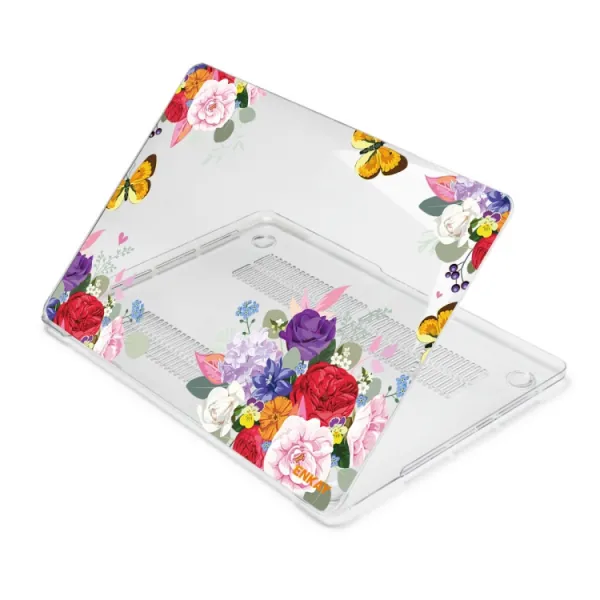 ENKAY FLOWER Puzdro pre MacBook Pro 13" A2251 / A2289 / A2338 BOUQUET