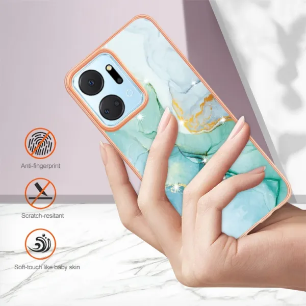 IMD MARBLE Ochranný kryt Honor X7a GREEN