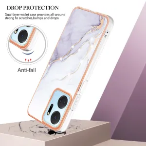 IMD MARBLE Ochranný kryt Honor X7a WHITE