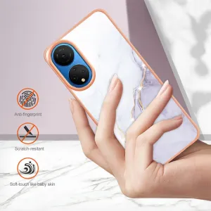 IMD MARBLE Ochranný kryt Honor X7 WHITE