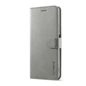 IMEEKE Peňaženkový obal Xiaomi Redmi Note 12 Pro 5G šedý