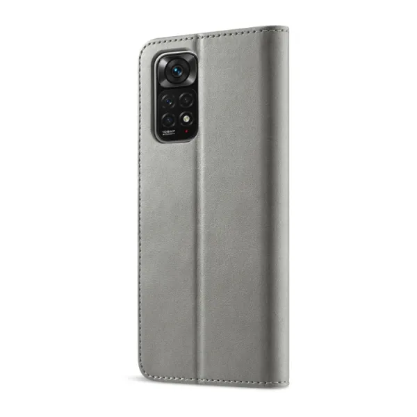 IMEEKE Peňaženkový obal Xiaomi Redmi Note 12 Pro 5G šedý