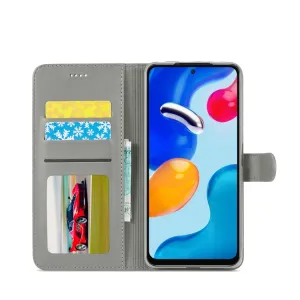 IMEEKE Peňaženkový obal Xiaomi Redmi Note 12 Pro 5G šedý