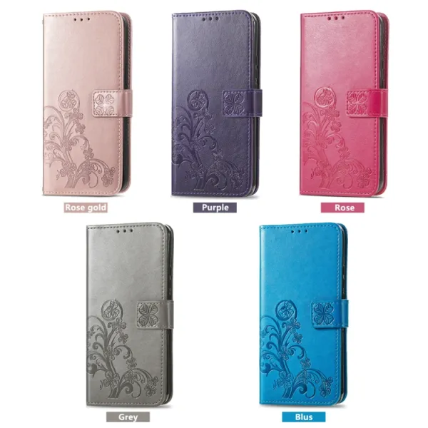 ART FLOWERS Peňaženkový kryt Motorola Moto E13 šedý