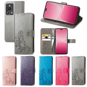 ART FLOWERS Peňaženkový kryt Xiaomi 13 Lite modrý