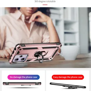 RING Obal s držiakom pre Xiaomi Redmi Note 12 Pro 5G ružový