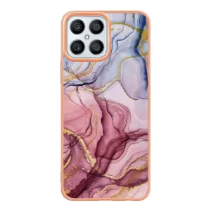 IMD MARBLE Ochranný kryt Honor X8 ROSE RED