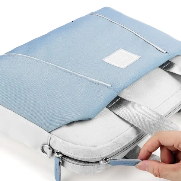 APIRITS Taška na notebook s uhlopriečkou do 14" + puzdro šedá