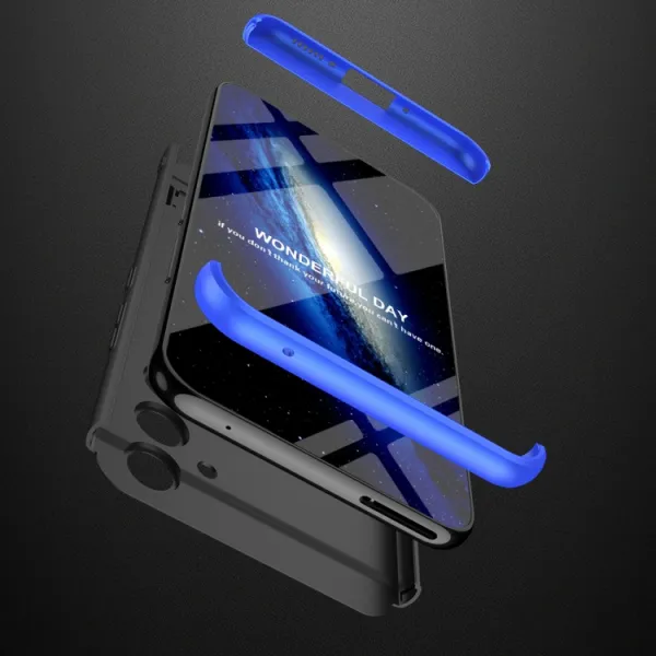 360° Ochranný kryt Samsung Galaxy A54 5G čierny-modrý