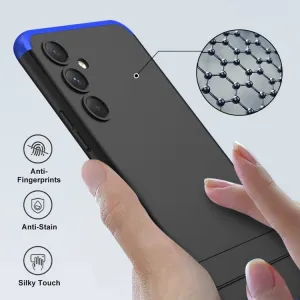 360° Ochranný kryt Samsung Galaxy A54 5G čierny-modrý