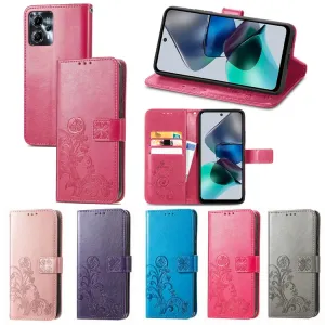 ART FLOWERS Peňaženkový kryt  Motorola Moto G13 / G23 šedý
