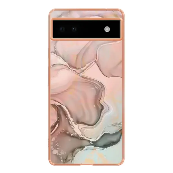 IMD MARBLE Ochranný kryt Google Pixel 6a ROSE GOLD
