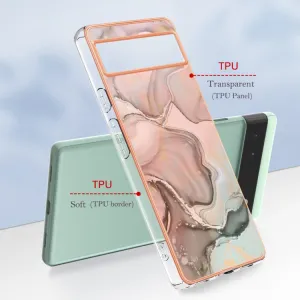 IMD MARBLE Ochranný kryt Google Pixel 6a ROSE GOLD