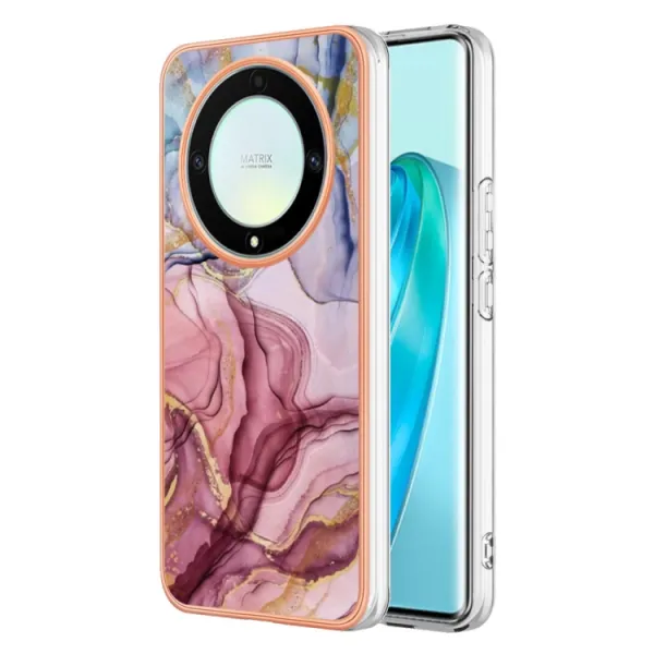 IMD MARBLE Ochranný kryt Honor Magic5 Lite ROSE RED