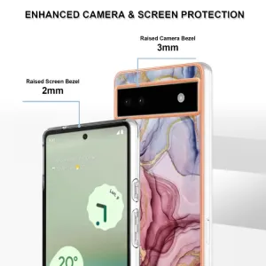 IMD MARBLE Ochranný kryt Google Pixel 6a ROSE RED