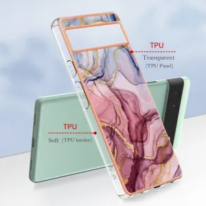 IMD MARBLE Ochranný kryt Google Pixel 6a ROSE RED