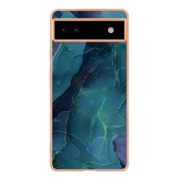 IMD MARBLE Ochranný kryt Google Pixel 6a GREEN