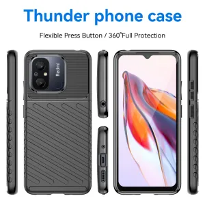THUNDER Ochranný kryt Xiaomi Redmi 12C čierny