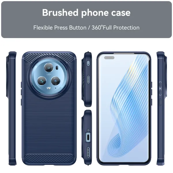 FLEXI TPU Kryt pre Honor Magic5 Pro 5G modrý