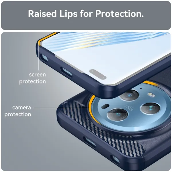 FLEXI TPU Kryt pre Honor Magic5 Pro 5G modrý