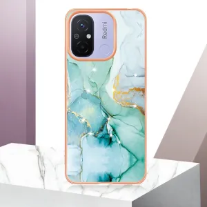IMD MARBLE Ochranný kryt Xiaomi Redmi 12C GREEN