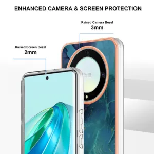IMD MARBLE Ochranný kryt Honor Magic5 Lite GREEN