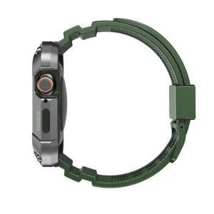 NILLKIN RUIDONG Puzdro a remienok pre Apple Watch 9 / 8 / 7 45mm čierny