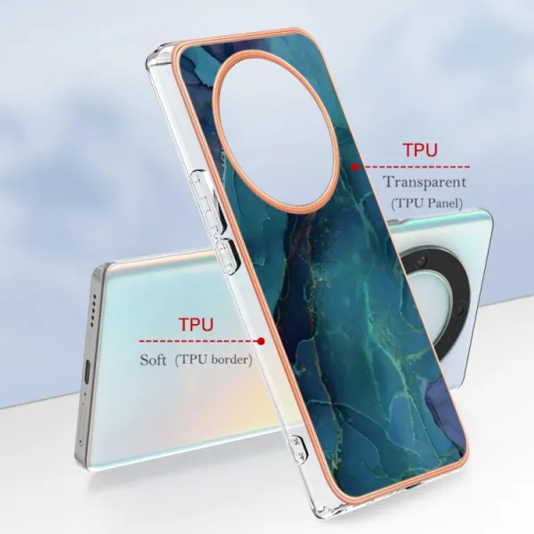 IMD MARBLE Ochranný kryt Honor Magic5 Lite GREEN