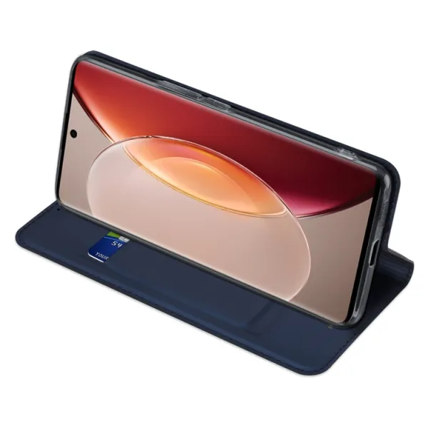 DUX Peňaženkový kryt Vivo X90 Pro 5G modrý