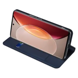 DUX Peňaženkový kryt Vivo X90 Pro 5G modrý
