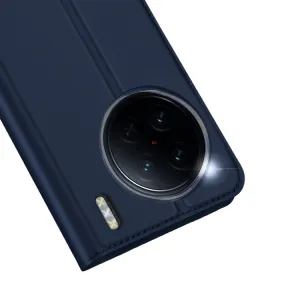 DUX Peňaženkový kryt Vivo X90 Pro 5G modrý