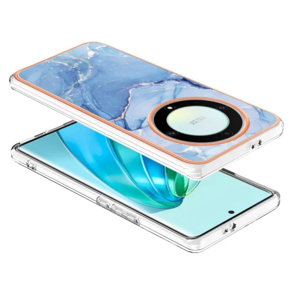 IMD MARBLE Ochranný kryt Honor Magic5 Lite BLUE