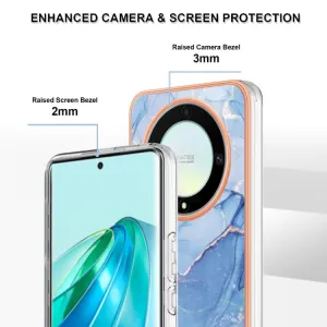 IMD MARBLE Ochranný kryt Honor Magic5 Lite BLUE