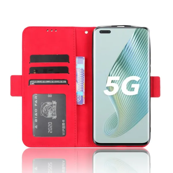 SLOT Peňaženkový obal pre Honor Magic5 Pro 5G červený