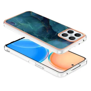 IMD MARBLE Ochranný kryt Honor X8 GREEN