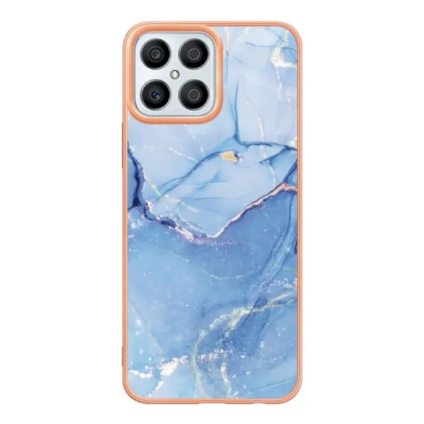 IMD MARBLE Ochranný kryt Honor X8 BLUE