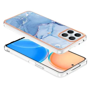 IMD MARBLE Ochranný kryt Honor X8 BLUE