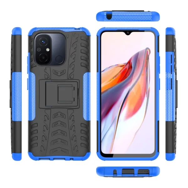 STAND Extra odolný obal Xiaomi Redmi 12C modrý