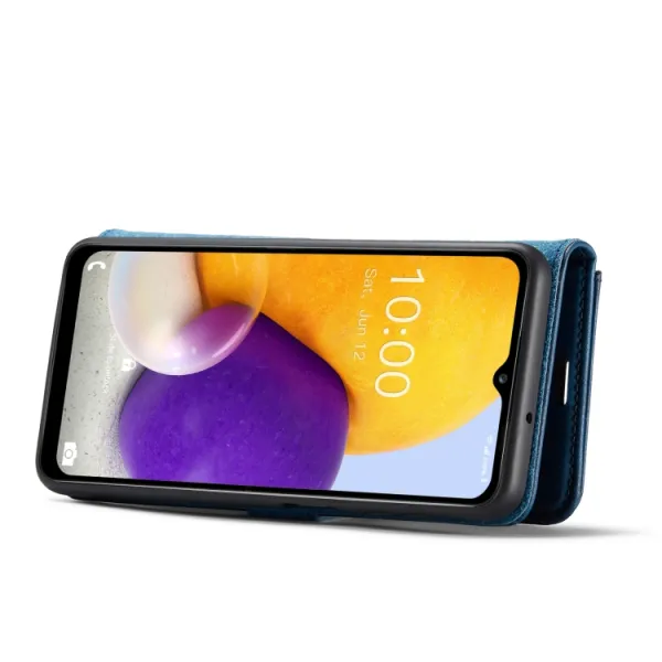 DG.MING Peňaženkový obal 2v1 Samsung Galaxy A13 modrý