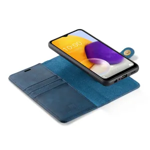 DG.MING Peňaženkový obal 2v1 Samsung Galaxy A13 modrý