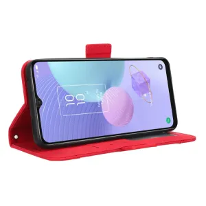 SLOT Peňaženkový obal pre TCL 405 / 406 červený