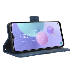 SLOT Peňaženkový obal pre TCL 408 modrý