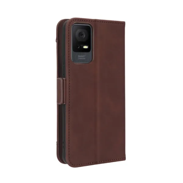 SLOT Peňaženkový obal pre TCL 405 / 406 hnedý