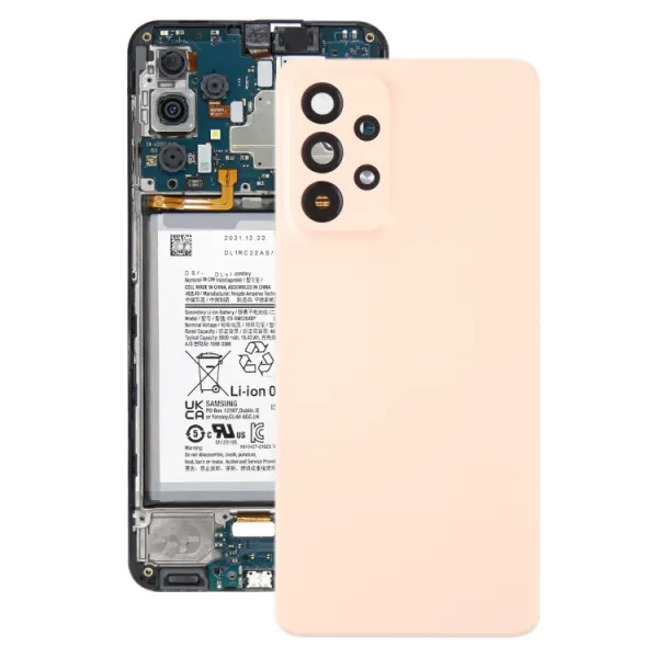 Originál Zadný kryt (kryt batérie) Samsung Galaxy A33 5G oranžový