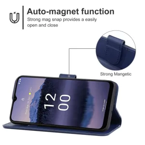 SMOOTH Peňaženkové puzdro pre Nokia G11 Plus modré